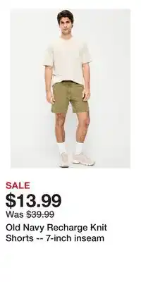 Old Navy Old Navy Recharge Knit Shorts -- 7-inch inseam offer