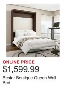 Costco Bestar Boutique Queen Wall Bed offer
