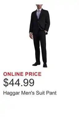 Costco Haggar Men's Suit Pant offer