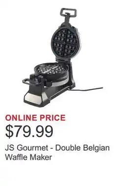 Costco JS Gourmet - Double Belgian Waffle Maker offer