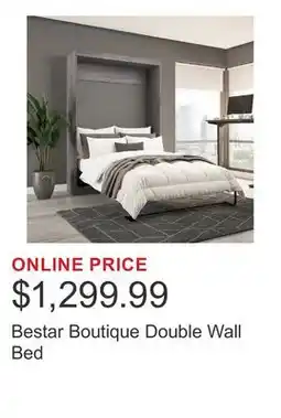 Costco Bestar Boutique Double Wall Bed offer