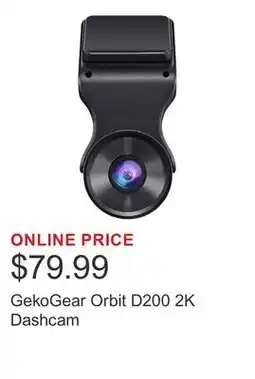 Costco GekoGear Orbit D200 2K Dashcam offer