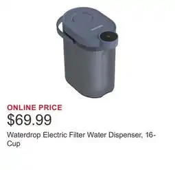 Costco Waterdrop Electric Filter Water Dispenser, 16-Cup offer
