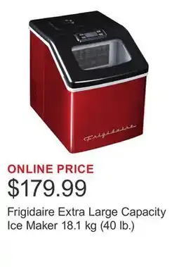 Costco Frigidaire Extra Large Capacity Ice Maker 18.1 kg (40 lb.) offer