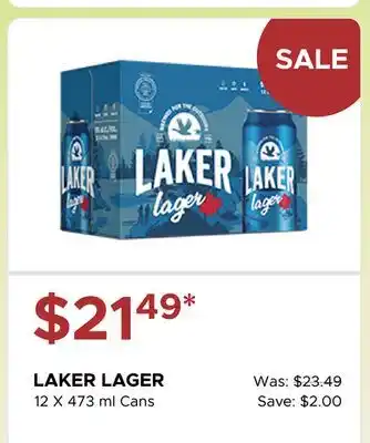 The Beer Store LAKER LAGER offer