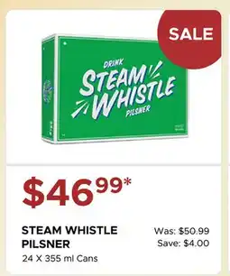 The Beer Store STEAM WHISTLE PILSNER offer