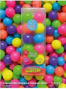 Showcase Expressions Rainbow Squeeze Balls offer