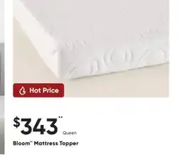 Sleep Country Bloom Mattress Topper offer