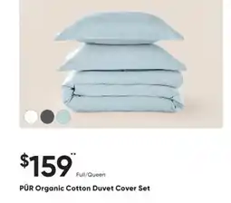 Sleep Country PÜR Organic Cotton Duvet Cover Set offer