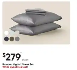 Sleep Country Bamboo Nights Sheet Set offer