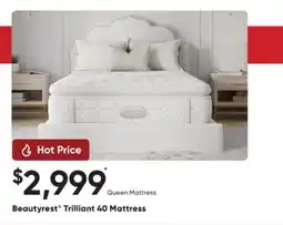 Sleep Country Beautyrest Trilliant 40 Mattress offer