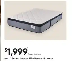 Sleep Country Serta Perfect Sleeper Elite Becalm Mattress offer