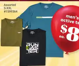 Giant Tiger men's active tee offer