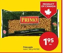Giant Tiger Primo pasta offer