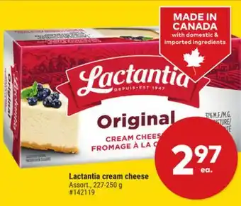 Giant Tiger Lactantia Cream Cheese offer