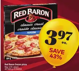 Giant Tiger Red Baron frozen pizza offer