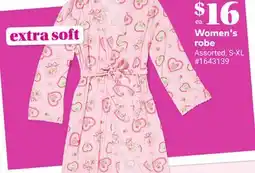 Giant Tiger Women's robe offer