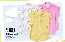 Giant Tiger Printed shirt offer
