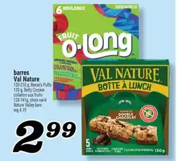 Marché Richelieu BARRES VAL NATURE | NATURE VALLEY BARS offer