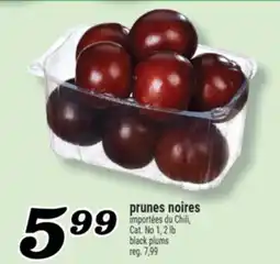 Marché Richelieu PRUNES NOIRES | BLACK PLUMS offer