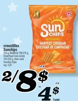 Marché Richelieu CROUSTILLES SUNCHIPS | SUNCHIP CHIPS offer