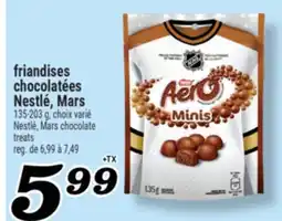 Marché Richelieu FRIANDISES CHOCOLATÉES NESTLÉ, MARS | NESTLÉ, MARS CHOCOLATE TREATS offer