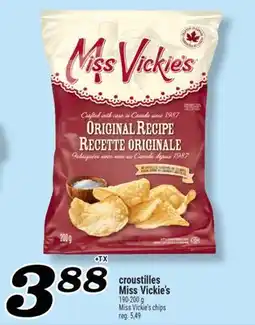 Marché Richelieu CROUSTILLES MISS VICKIE'S | MISS VICKIE'S CHIPS offer