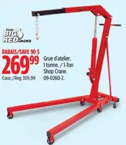 Canadian Tire BIG RED 1-Ton Shop Crane offer