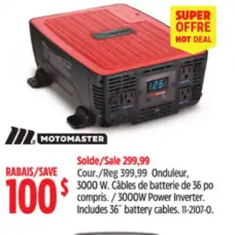 Canadian Tire 3000W Power Inverter offer