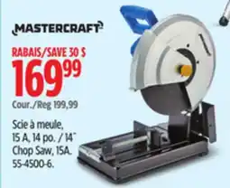 Canadian Tire MASTERCRAFT 14˝ Chop Saw, 15A offer