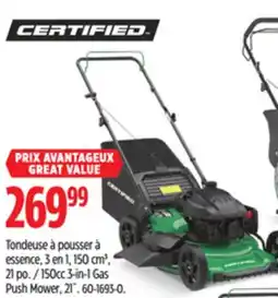 Canadian Tire 150cc 3-in-1 Gas Push Mower, 21˝ offer