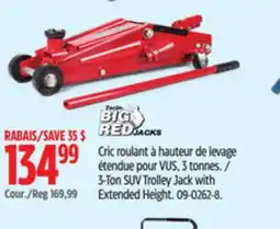 Canadian Tire 3-Ton SUV Trolley Jack with Extended Height offer