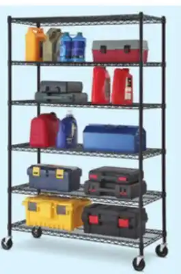 Canadian Tire 6-Tier Adjustable Wire Shelving Storage Unit offer