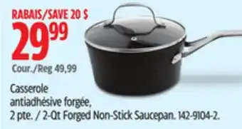 Canadian Tire 2-Qt Forged Non-Stick Saucepan offer