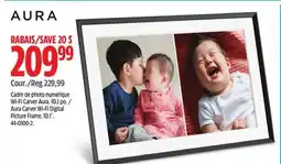 Canadian Tire Aura Carver Wi-Fi Digital Picture Frame, 10.1˝ offer