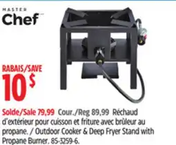 Canadian Tire Master Chef Outdoor Cooker & Deep Fryer Stand with Propane Burner offer