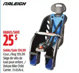 Canadian Tire RALEIGH Deluxe Bike Child Carrier offer