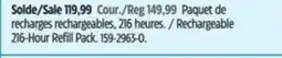 Canadian Tire Rechargeable 216-Hour Refill Pack offer