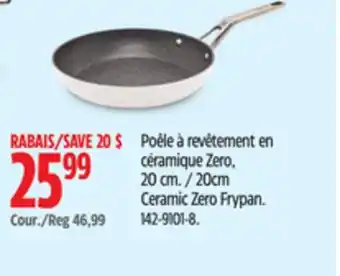 Canadian Tire 20cm Ceramic Zero Frypan offer