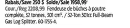 Canadian Tire 32-Ton 301cc Full-Beam Gas Log Splitter offer