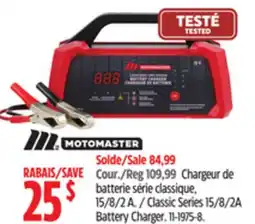 Canadian Tire Classic Series 15/8/2A Battery Charger offer