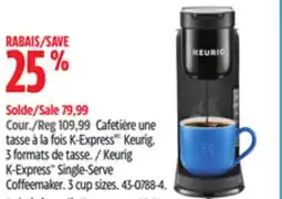 Canadian Tire Keurig K-Express Single-Serve Coffeemaker offer