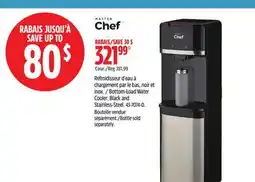 Canadian Tire MASTER Chef Bottom-Load Water Cooler, Black and Stainless-Steel offer