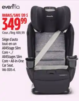 Canadian Tire All4Stages Slim Core + All-in-One Car Seat offer