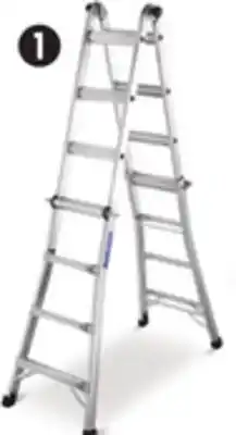 Canadian Tire Mastercraft 17´ Aluminum Multi-Task Ladder, Grade 1A offer