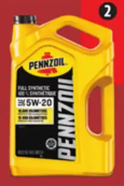 Canadian Tire Pennzoil Full Synthetic Motor Oil offer