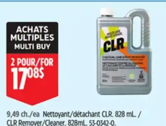 Canadian Tire CLR Remover/Cleaner offer