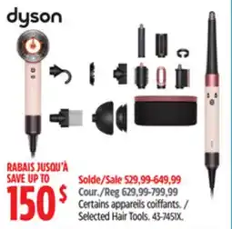 Canadian Tire Dyson Selected Hair Tools offer