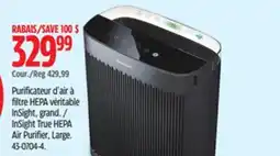 Canadian Tire Honeywell InSight True HEPA Air Purifier, Large offer