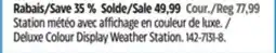 Canadian Tire Deluxe Colour Display Weather Station offer